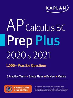 cover image of AP Calculus BC Prep Plus 2020 & 2021